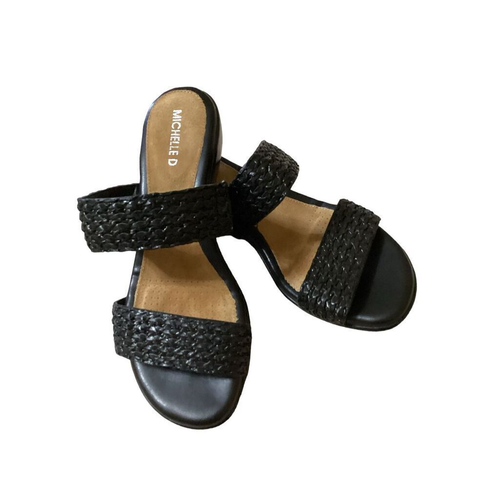 Michelle D Women’s Double Strap Sandals Size 9M